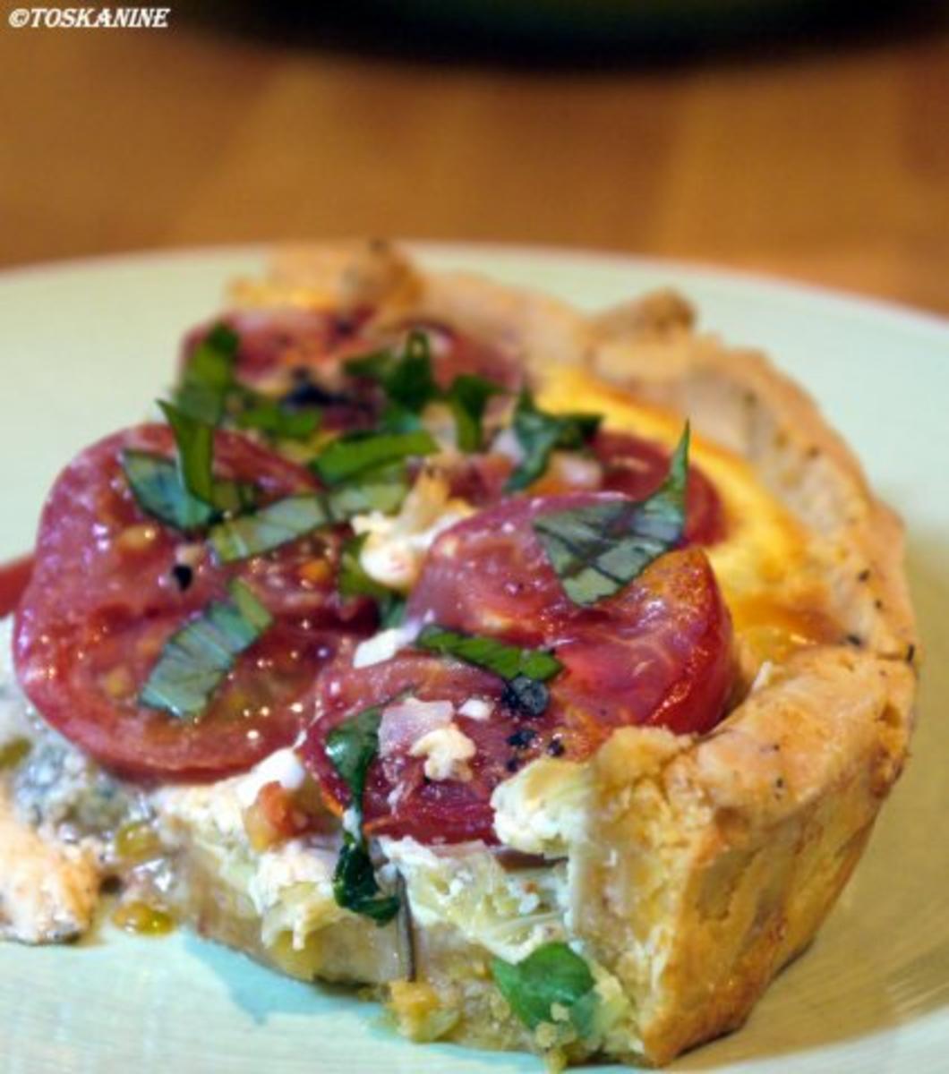 Lauch-Tomaten-Quiche Rezept Durch toskanine