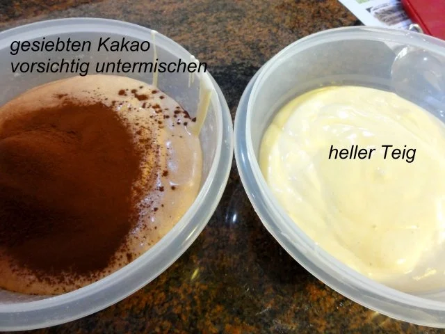 Muffin:   ZEBRAMUFFIN -aus Biskuitteig- - Rezept - Bild Nr. 8