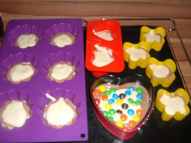 Muffin:   ZEBRAMUFFIN -aus Biskuitteig- - Rezept - Bild Nr. 13