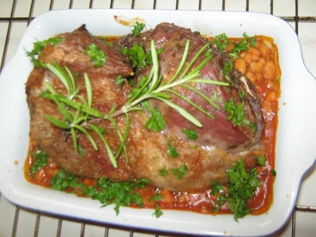 bretonische Lammkeule - Rezept