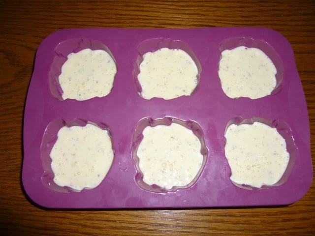 Eis - Nektarinen-Minz-Eis auf Schoko-Eierlikör-Eis - Rezept - Bild Nr. 2