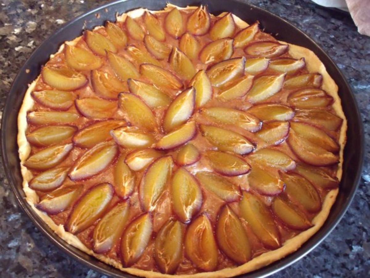 Zwetschgen-Tarte mit Karamellpudding - Rezept - Bild Nr. 2