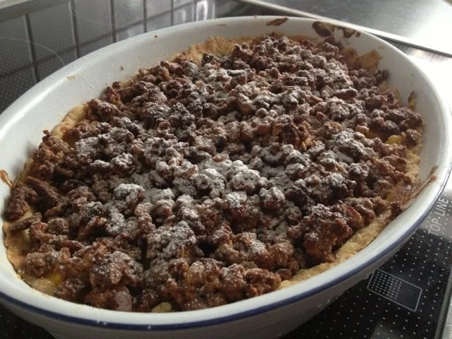 Schoko Keks Apple Crumble Pie - Rezept - Bild Nr. 3