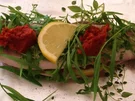 Forelle meets Kräuter und Tomatenbutter - Rezept