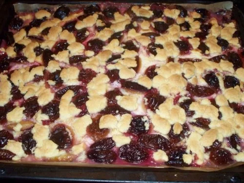 Pflaumenkuchen mit Pudding und Streuseln á lá Mama - Rezept - Bild Nr. 5