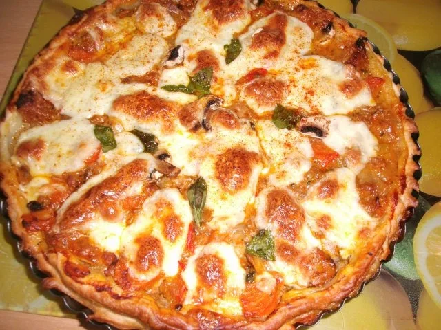 Champigon -Bolognese  - Tarte - Rezept