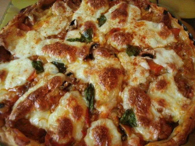 Champigon -Bolognese  - Tarte - Rezept - Bild Nr. 9