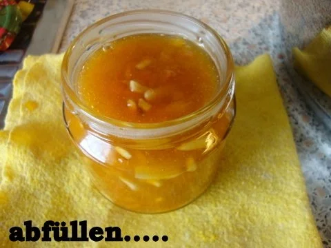 Aprikosen-Birnen Konfitüre mit Haselnusskrokant - Rezept - Bild Nr. 10