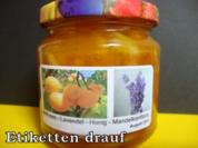 Aprikosen Konfitüre mit Mandeln-Lavendel und Honig - Rezept