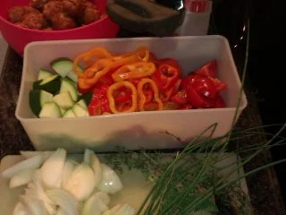 Scharfe Harissa-Nudel-Pfanne - Rezept - Bild Nr. 2