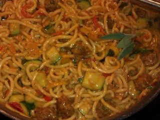 Scharfe Harissa-Nudel-Pfanne - Rezept - Bild Nr. 3