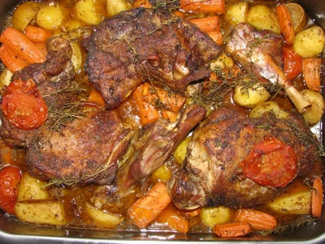 Fleisch: Zickleinbraten - Rezept