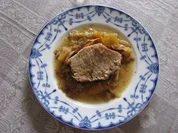 Fleisch: Schweinerücken im Römertopf - Rezept