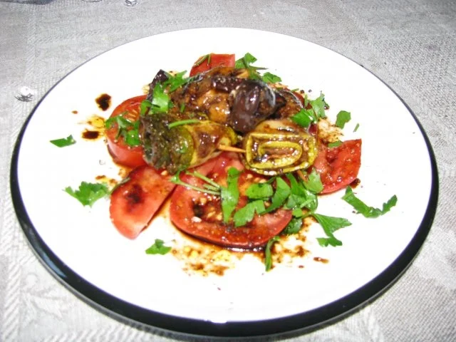 Vorspeise: Auberginen- / Zucchini-Röllchen - Rezept