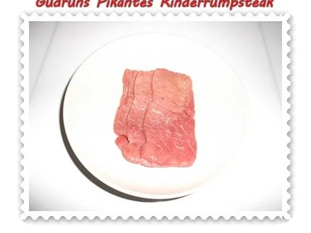 Rezept: Fleisch: Pikantes Rinderrumpsteak mit gedämpften Gemüse Bild Nr. 2 Fleisch: Pikantes Rinderrumpsteak mit gedämpften Gemüse - Rezept - Bild Nr. 2