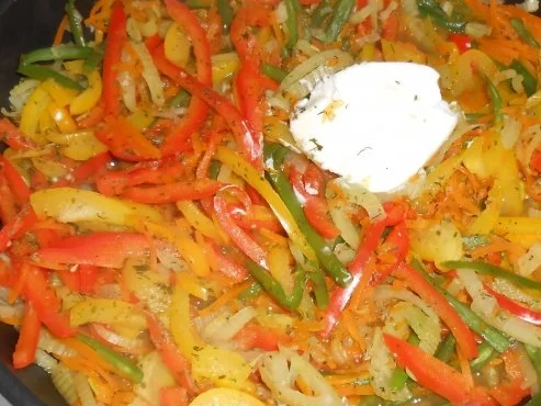 Spaghetti-Gemüse-Pfanne - Rezept - Bild Nr. 8