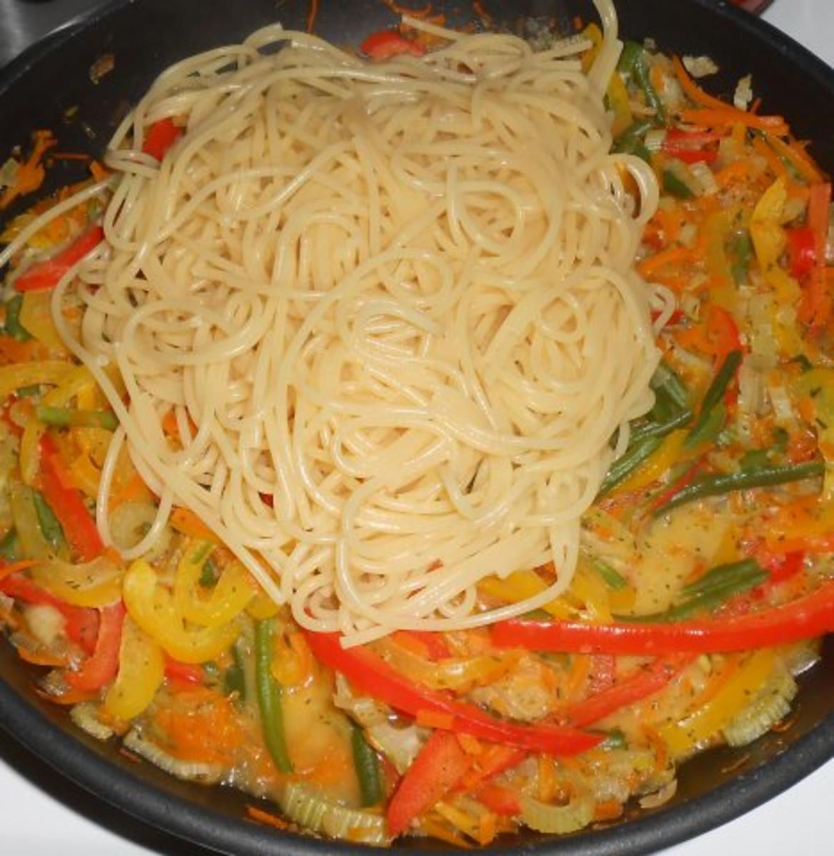 Spaghetti-Gemüse-Pfanne - Rezept - Bild Nr. 10