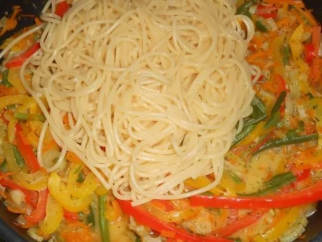 Spaghetti-Gemüse-Pfanne - Rezept - Bild Nr. 10