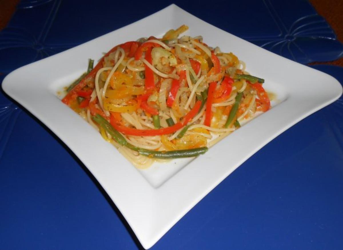 Spaghetti-Gemüse-Pfanne - Rezept - Bild Nr. 11