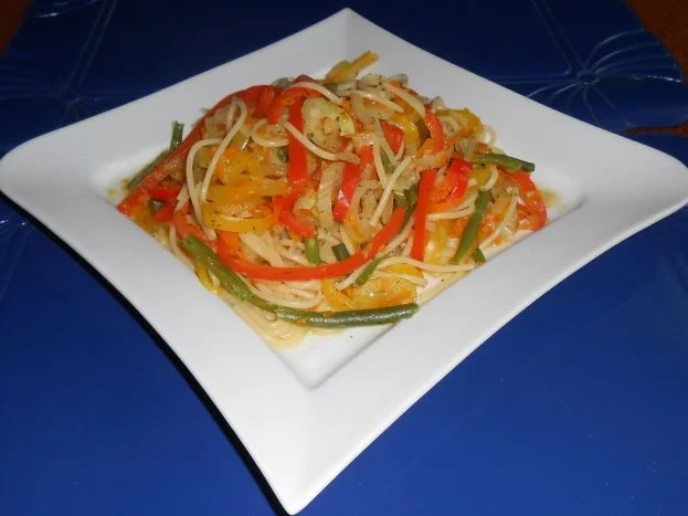 Spaghetti-Gemüse-Pfanne - Rezept - Bild Nr. 11