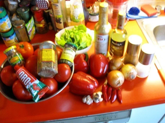 Rezept: Tomaten - Paprika Sugo selbst gemacht Tomaten - Paprika Sugo selbst gemacht - Rezept