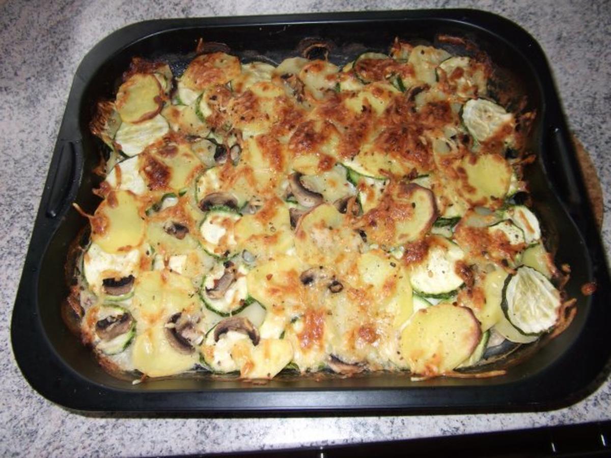 Bilder für Zucchini-Kartoffel-Auflauf Dieter´s Art - Rezept