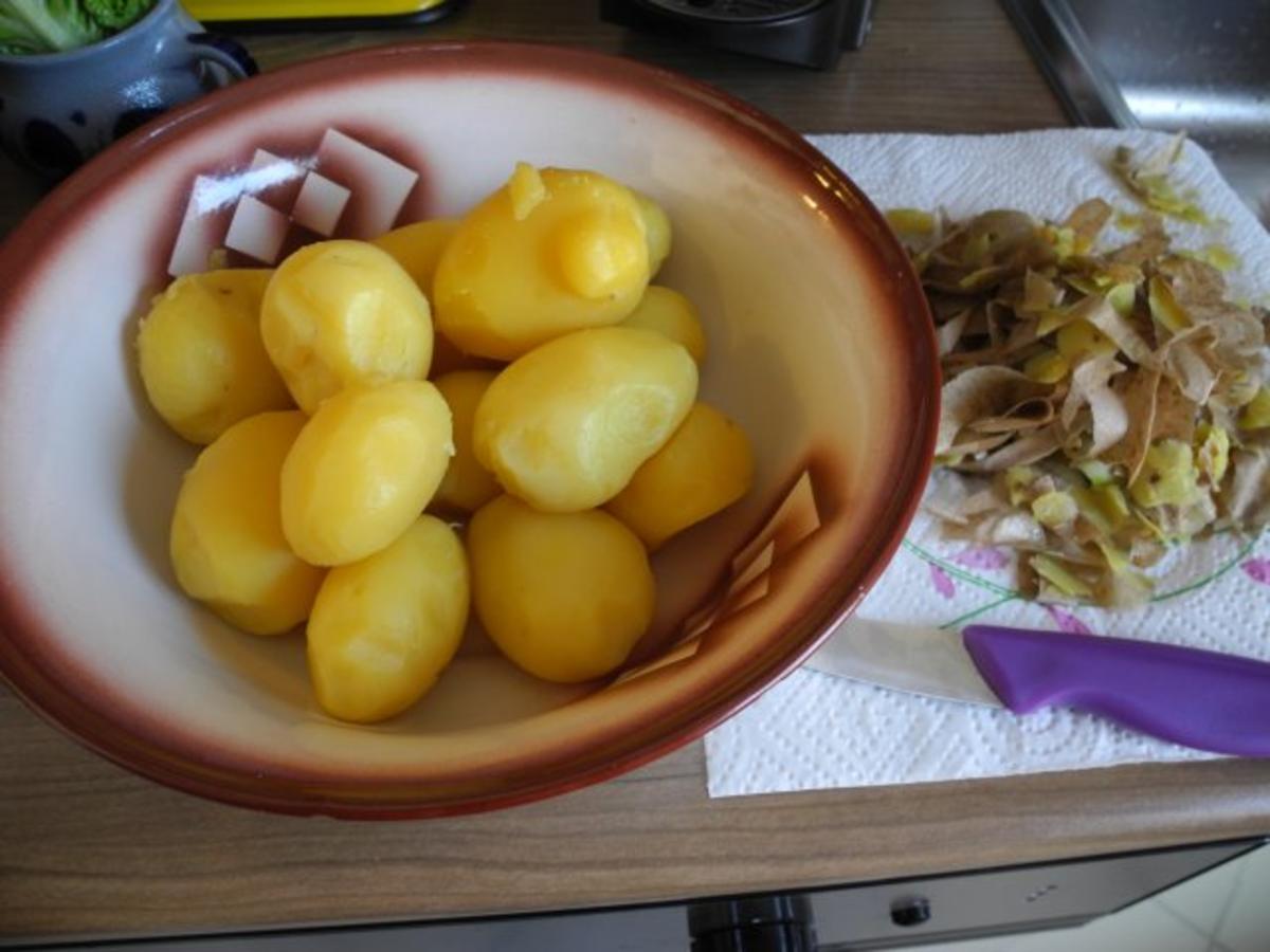 Beilagen: Schwäbischer Kartoffelsalat mit Rucola - Rezept - Bild Nr. 4