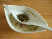Heiße Brühe mit geröstetem Mediteranem Gemüse - Rezept