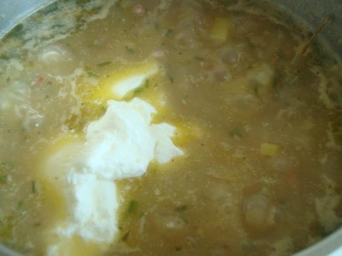 feine Speck - Käse Suppe mit Kartoffeleinalge - Rezept - Bild Nr. 11