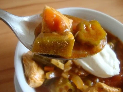 Hühnchen - Gumbo mit Okras - Rezept