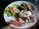 Fischplatte mediterran - Rezept