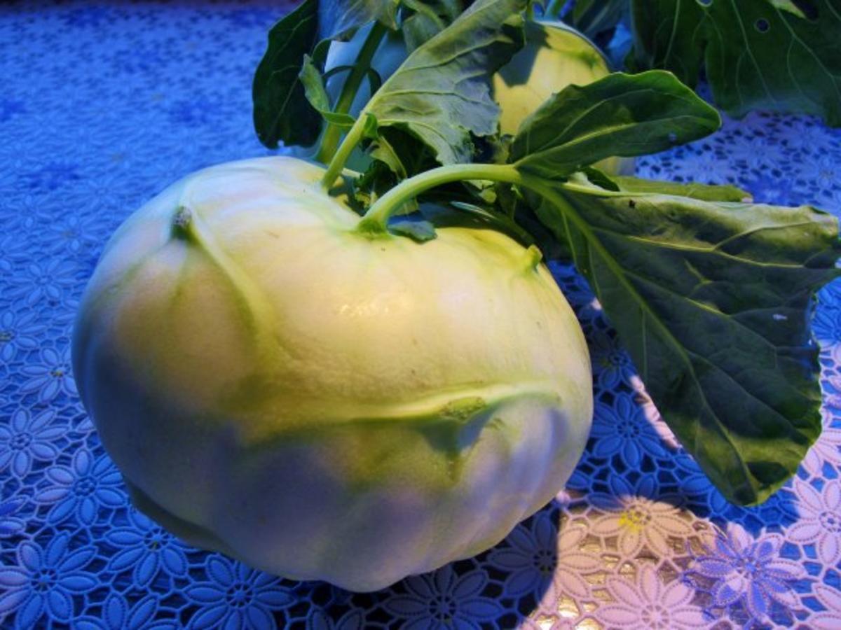 Kohlrabi-Gemüse mit Schinkensoße - Rezept - Bild Nr. 3