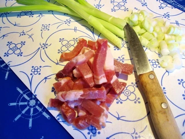 Kohlrabi-Gemüse mit Schinkensoße - Rezept - Bild Nr. 2