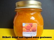 Aprikosenkonfitüre mit Honig - Rezept
