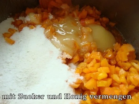Aprikosenkonfitüre mit Honig - Rezept - Bild Nr. 3