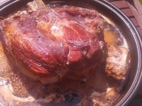 Schinken in Brotteig vom Grill   " Prager Schinken " - Rezept - Bild Nr. 4