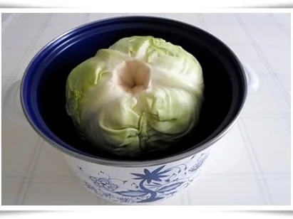 Rezept: Kohlrouladen mit Hackfleisch – Reis - Füllung Bild Nr. 3 Kohlrouladen mit Hackfleisch – Reis - Füllung - Rezept - Bild Nr. 3