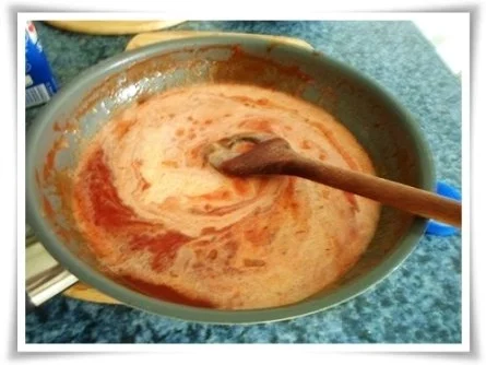 Kohlrouladen mit Tomatensauce, Salzkartoffeln und Möhren - schonend gegart. - Rezept - Bild Nr. 12