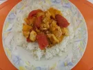 Tomaten mit Mango und Hähnchen - Rezept