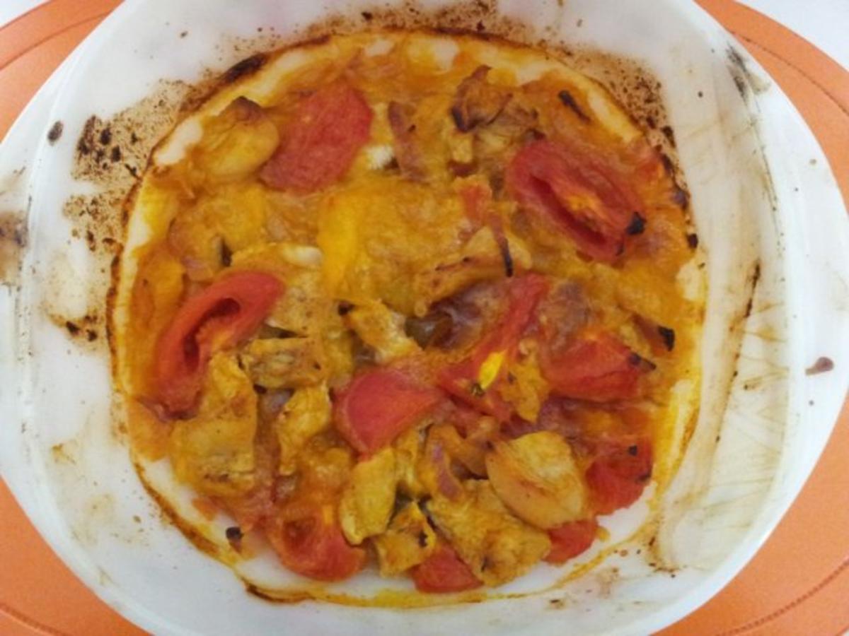Tomaten mit Mango und Hähnchen - Rezept - Bild Nr. 2