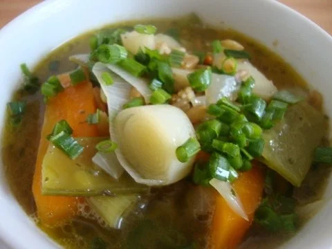 Grünkernsuppe - Rezept