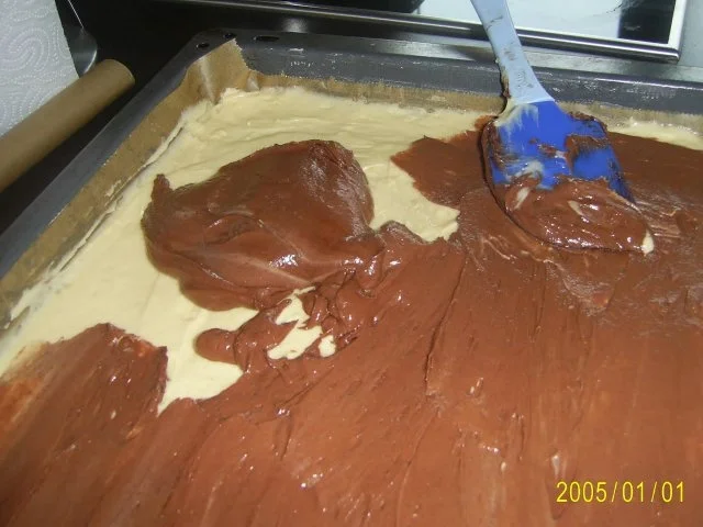 Kuchen: Donauwellen-Blechkuchen - Rezept - Bild Nr. 2