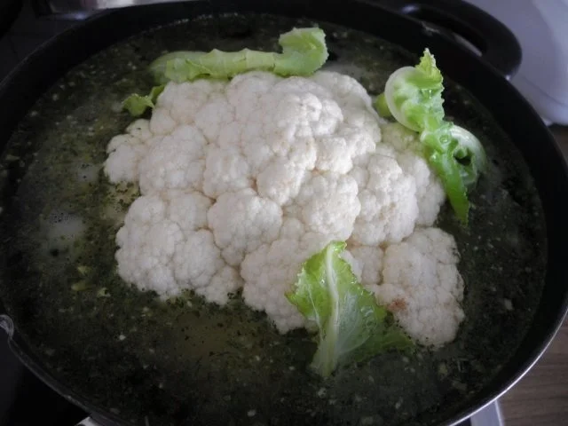 Rezept: Hackfleisch : Hackfleisch mit Gemüse und Pasta dazu Blumenkohl Bild Nr. 10 Hackfleisch : Hackfleisch mit Gemüse und Pasta dazu Blumenkohl - Rezept - Bild Nr. 10