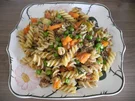 Hackfleisch : Hackfleisch mit Gemüse und Pasta dazu Blumenkohl - Rezept