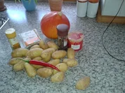 Ofenkartoffeln  mit Hokkaidokürbis - Rezept