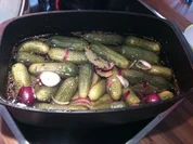 Gewürzgurken-Schnelleinlegegurken leichte Schärfe - Rezept