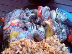 provenzalische Lamm Spieße aus der Bretagne mit Reis 3.0 - Rezept - Bild Nr. 4