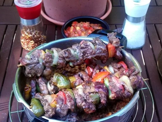 provenzalische Lamm Spieße aus der Bretagne mit Reis 3.0 - Rezept - Bild Nr. 3