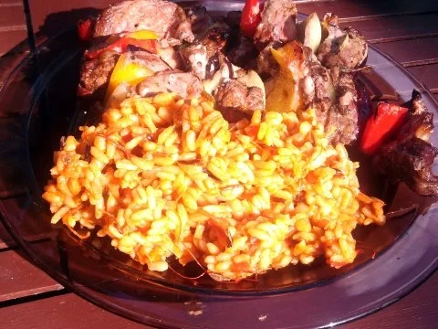 provenzalische Lamm Spieße aus der Bretagne mit Reis 3.0 - Rezept - Bild Nr. 7