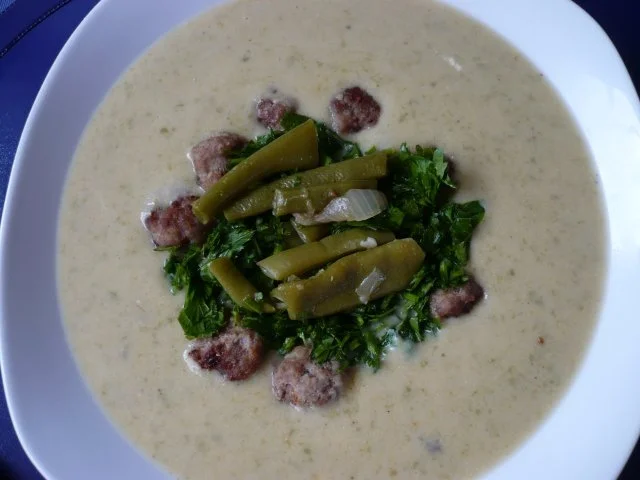 Rezept: Cremiges Bohnensüppchen Cremiges Bohnensüppchen - Rezept